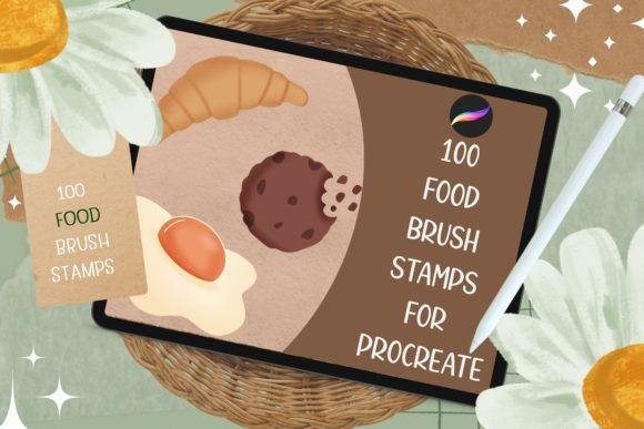 100 Food Stamps for Procreate: Beyond the Menu
