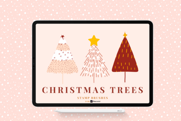 Christmas Tree Stamp Brushes: A Designer's Quick Holiday Toolkit