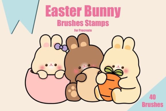 Easter Bunny Procreate Stamps: A Creative Toolkit
