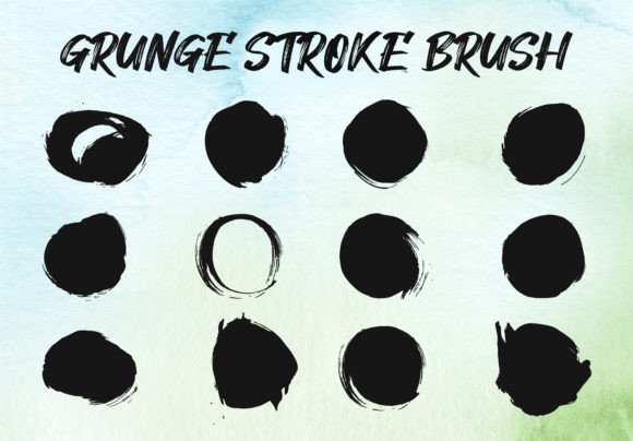 Elevate Your Designs with Watercolor Stroke Brush Set