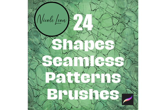 Elevate Your Projects with 24 Doodles Seamless Procreate Stamps