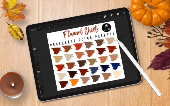 Embrace Autumn Warmth with Procreate Flannel Sheets Colors