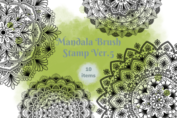 Mandala Brush Stamp Ver. 5: Effortless Symmetry for Digital Creators