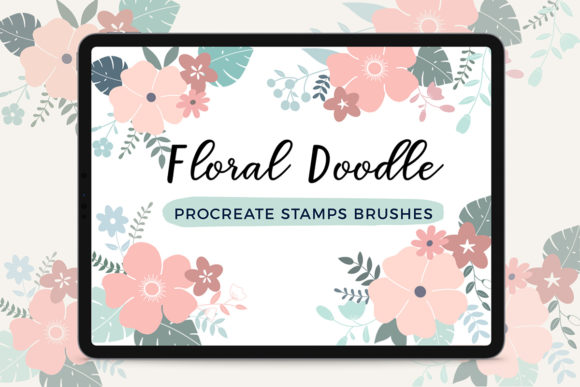 Procreate Stamp Brushes - Floral Doodle: A Designer's Secret Weapon