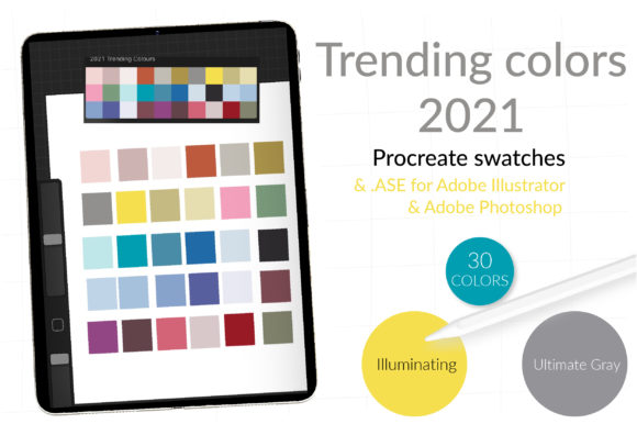 Trending Colors 2021: Your Essential Swatches for Procreate & Adobe