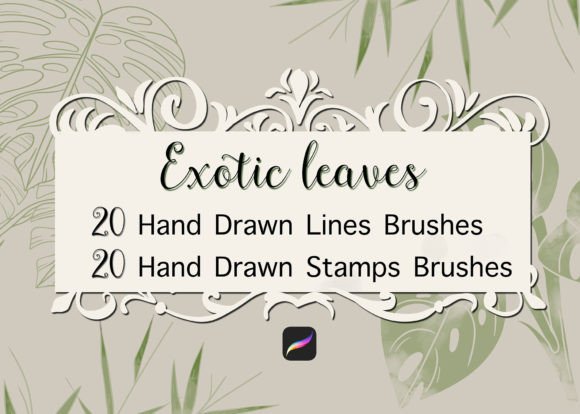 Unleash Your Creativity with Exotic Leaves Procreate Brushes