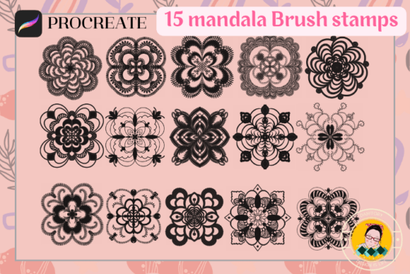 Unlocking Creative Flow with 15 Mandala Brush Stamp
