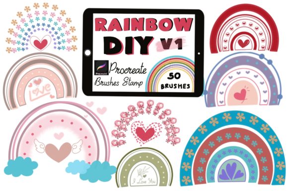 Unlocking Creative Flow with RAINBOW DIY V1 Procreate Brushes