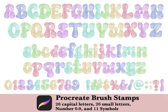 Watercolor Alphabet - Procreate: A Tool for Authentic Design