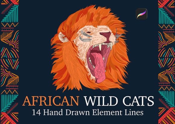Wild Cats for Procreate Brushes: Unleash Your Creative Roar