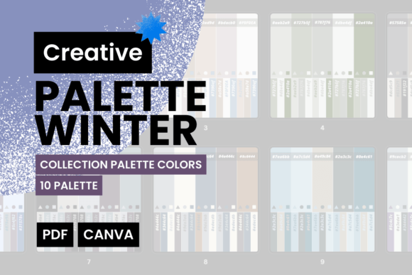 Winter Color Palettes: 10 Combinations for Your Projects